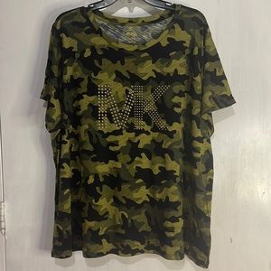 Michael Kors Army Ivy T-Shirt Size 3X